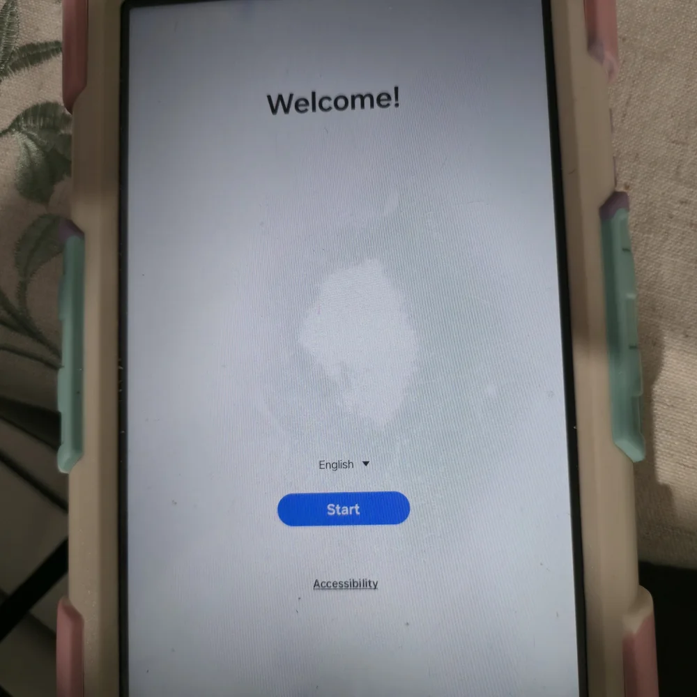 Tablet with Multicolor Protective Case